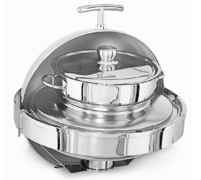 CHAFING DISH WITH 180° ROLL TOP LID BUILD IN