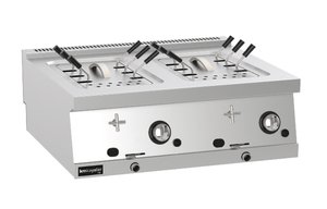 Full Module 2 Wells Gas Pasta Cooker Top 20 Lt + 20 Lt