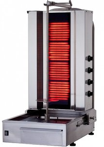 DONER GRILL WITH GLASS  AND BOTTOM MOTOR ELECTRICAL