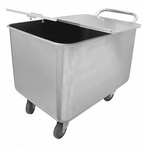 Flour & Sugar Trolley Stainless Steel