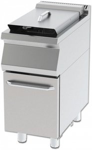 FRYER WITH CUPBOARD WITH GAS