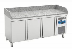 DOUGH PREPARITION REFRIGERATOR WITH GRANITE TOP