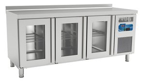 COUNTER TYPE REFRIGERATORS GLASS DOOR
