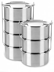 MULTI COMP. CARRYING CONTAINER STAINLESS STEEL